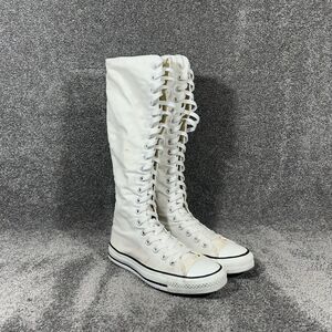 Converse Chuck Taylor All Star Knee High 1V709 Women’s Size 8 White Shoes Used